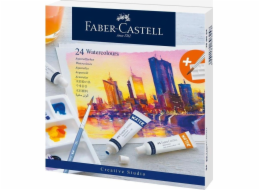 Akvarelové barvy Faber-Castell CS v tubách 24 barev