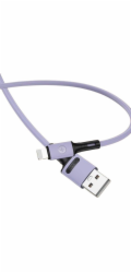 Usams USB-A – Lightning kabel 1 m fialový (69866-uniw)