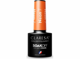 Claresa  Soak Off UV/LED Neon hybridní lak 7 5g