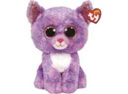 YOU INC. TY BEANIE BOOS CASSIDY - levandulová kočka 24cm 36486