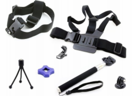 Xrec Monopod / Head Strap / Hrudní držák pro Gopro Hero 5 4 3+ 3 + 2 1 / Sjcam / Xiaomi / Xiaoyi