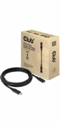 USB Club 3D USB-C – kabel USB-C 1 m černý (500711)