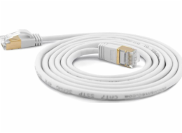 Wantec  Extra dünnesCat.7 RohCable SSTP Patch kabel - 0,2 m - Cat.7 RohCable - S/FTP (S- STP) - RJ- 45 - RJ- 45 - bílý (7114)