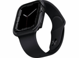 Uniq  pouzdro Valencia Apple Watch Series 4/5/6/7/SE 45/44 mm. grafit/grafit