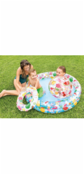 Bazén Intex® 59460, Just so fruity Set, dětský, nafukovací, kolo, míč, 1,22x0,25 m