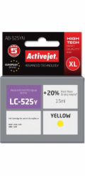 Activejet Inkoust AB-525YN (náhradní inkoust Brother LC525Y; Supreme; 15 ml; žlutý)