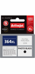Activejet AH-364PBCX HP Printer Ink  Compatible with HP 364XL CB322EE;  Premium;  12 ml;  black  photo.