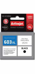 Activejet Inkoust AE-603BNX (náhradní inkoust Epson 603XL T03A14; Supreme; 18,2 ml; černý)