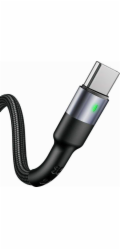 Usams USB-A – USB-C kabel USB 1 m černý (23867)