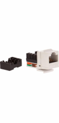 Kontaktní počítačová zásuvka vložte jednotlivou kategorii RJ45 Neočekávané bílé (CJ545U)