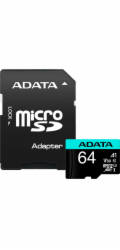 Karta ADATA Premier Pro MicroSDXC 64GB Class 10 UHS-I/U3 A2 V30 (AUSDX64GUI3V30SA2-RA1)