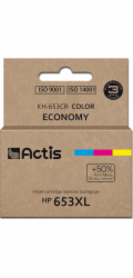 Actis KH-653CR, náhradní inkoust do tiskárny HP 653XL 3YM74AE; Premium; 18 ml; 300 stran; barevný