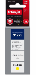 Activejet AH-912YRX inkoust pro tiskárny HP, Náhradní inkoust HP 912XL 3YL83AE; Premium; 990 stran; žlutý
