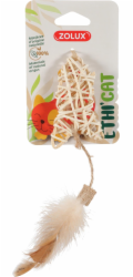 Hračka pro kočky Zolux Rattan, hnědá