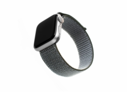 Nylonový řemínek FIXED Nylon Strap pro Apple Watch 38/40/41 mm, olivový