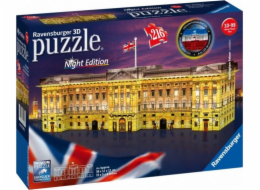 3D puzzle budovy v noci Buckinghamský palác