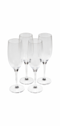 Alessi Mami-XL Set of 4 Champagne Flute gls. SG119/9S4