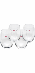 Alessi Mami-XL Set of 4 Long Drink glasses SG119/3S4