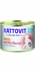 KATTOVIT Feline Diet Niere/Renal Chicken - mokré krmivo pro kočky - 185g