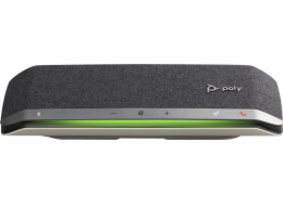 Poly Sync 40+ - Chytrý telefon - Bluetooth - bezdrátový, kabelové - USB-A, USB-C - černá, stříbrná - certifikováno pro Zoom