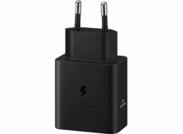 Samsung cestovní nabíječka EP-T4511XBE, Fast Charging 45W, USB-C + datový kabel USB-C, černá