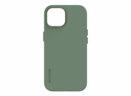 Decoded AntiMicrobial Silicone Backcover iPhone 15 Sage Leaf