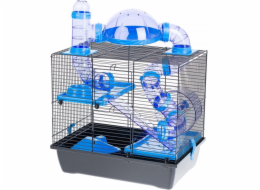 INTER-ZOO Rocky + Terrace blue - klec pro křečka