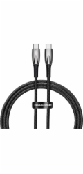 Kabel USB-C pro řadu Baseus Glimmer, 100 W, 1 m (černý)