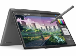Lenovo Yoga 7 2-in-1 14AHP9 AMD Ryzen 5 8640HS Hybridní (2v1) 35,6 cm (14") Dotyková obrazovka WUXGA 16 GB LPDDR5x-SDRAM 512 GB SSD Wi-Fi 6E (802.11ax) Windows 11 Home Šedá