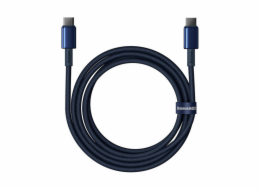 Kabel USB-C na USB-C Baseus Tungsten Gold, 100 W, 2 m (modrý)