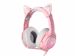 Onikuma K9 RGB herní sluchátka růžová