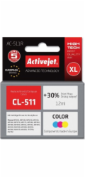 Activejet Inkoust AC-511R (náhrada za Canon CL-511; Premium; 12 ml; barevný)