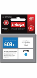 Activejet Inkoust AE-603CNX (náhradní inkoust Epson 603XL T03A24; Supreme; 14 ml; modrý)