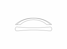 Rukojeť DOMOLETTI 589A.33, matný chrom, 1 ks.