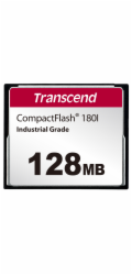 Transcend 128MB INDUSTRIAL TEMP CF180I CF CARD, (MLC) paměťová karta (SLC mode), 85MB/s R, 70MB/s W