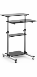 TECHLY 102833 Universal presentation notebook trolley with four shelves adjustable
