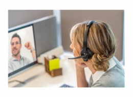 Poly Savi 8220-M Office - Savi 8200 series - náhlavní souprava - náhlavní - DECT / Bluetooth - bezdrátový - odstranění šumu - černá - certifikováno pro Microsoft Teams