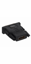 Savio CL-21 cable gender changer DVI HDMI Černá