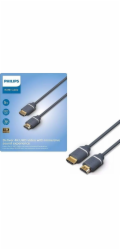 Kabel PHILIPS HDMI M, HDMI M, 5m, šedý SWV5650G/00