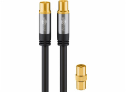 Anténní kabel (typ 135dB), koaxiální zásuvka > koaxiální zástrčka