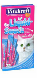 VITAKRAFT Liquid Snack Salmon - pamlsek pro kočky - 6 x 15g
