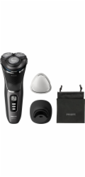 Philips Series 3000 S3343/13 zastřihovač vousů, samoostřicí břity PowerCut, suché a mokré holení, černý