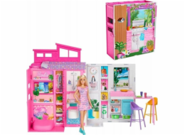 Barbie HRJ77 dům pro panenky + panenka