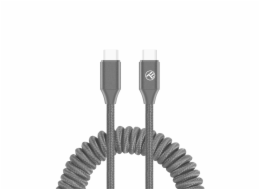 Tellur Rozšiřitelný kabel USB-C na USB-C PD60W až 1,8 m černý