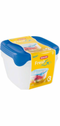 CURVER Fresh&Go Set dóz Modrá/transparentní 3x1.2l