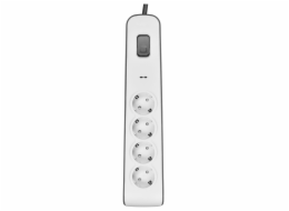 Belkin BSV401CA2M surge protector Black  White 4 AC outlet(s) 2 m