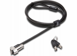 Kensington NanoSaver Keyed Laptop Lock - Master Keyed - Bezpečnostní kabelový zámek - stříbrná - 1.8 m