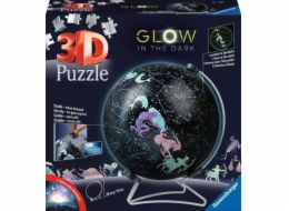 3D Puzzle Záře V Temné Hvězdné Zeměkoule