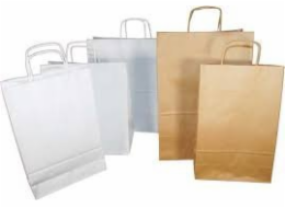 NC Envelopes PAPÍROVÝ SÁČEK 30,5 X 17 X 44,5 CM BÍLÝ