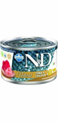 FARMINA N&D Cat Natural Tuna&Chicken - mokré krmivo pro kočky - 140 g